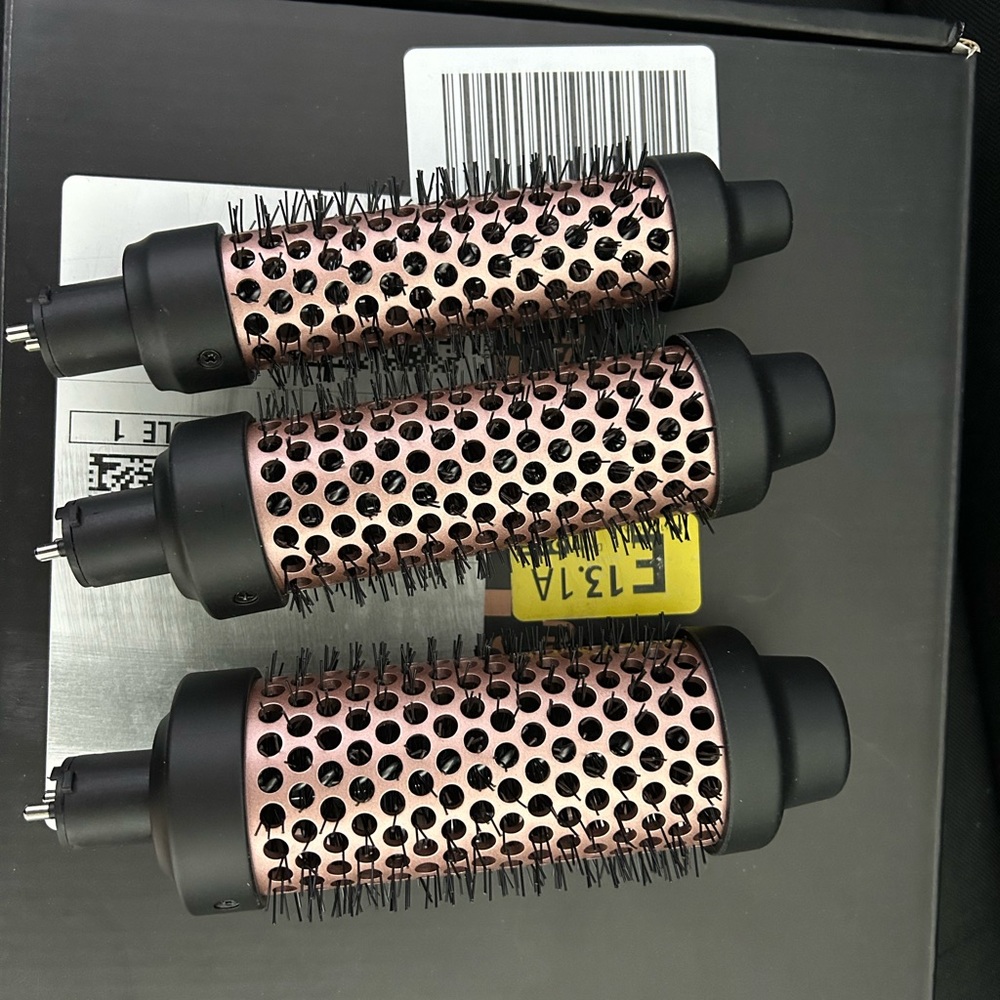 Terviiix 3 in 1 Thermal Brush Set, Ceramic Heating Hot Brush, 3 Interchangeable.